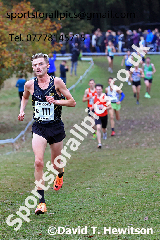 Senior Mens 2024 National Cross Country Relays, Berry Hill Park, Mansfield.   Photo: David T. Hewitson/Sports for All Pics
